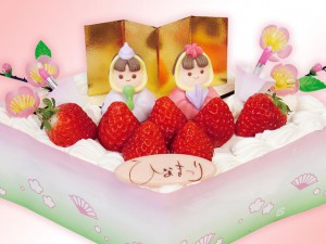 ひな祭りケーキ