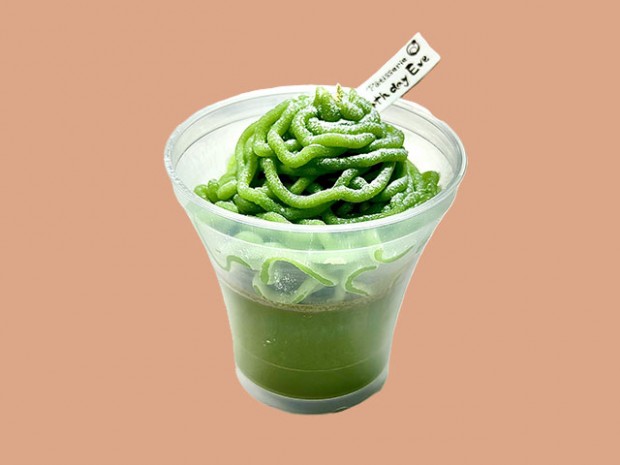 抹茶のモンブランプリン